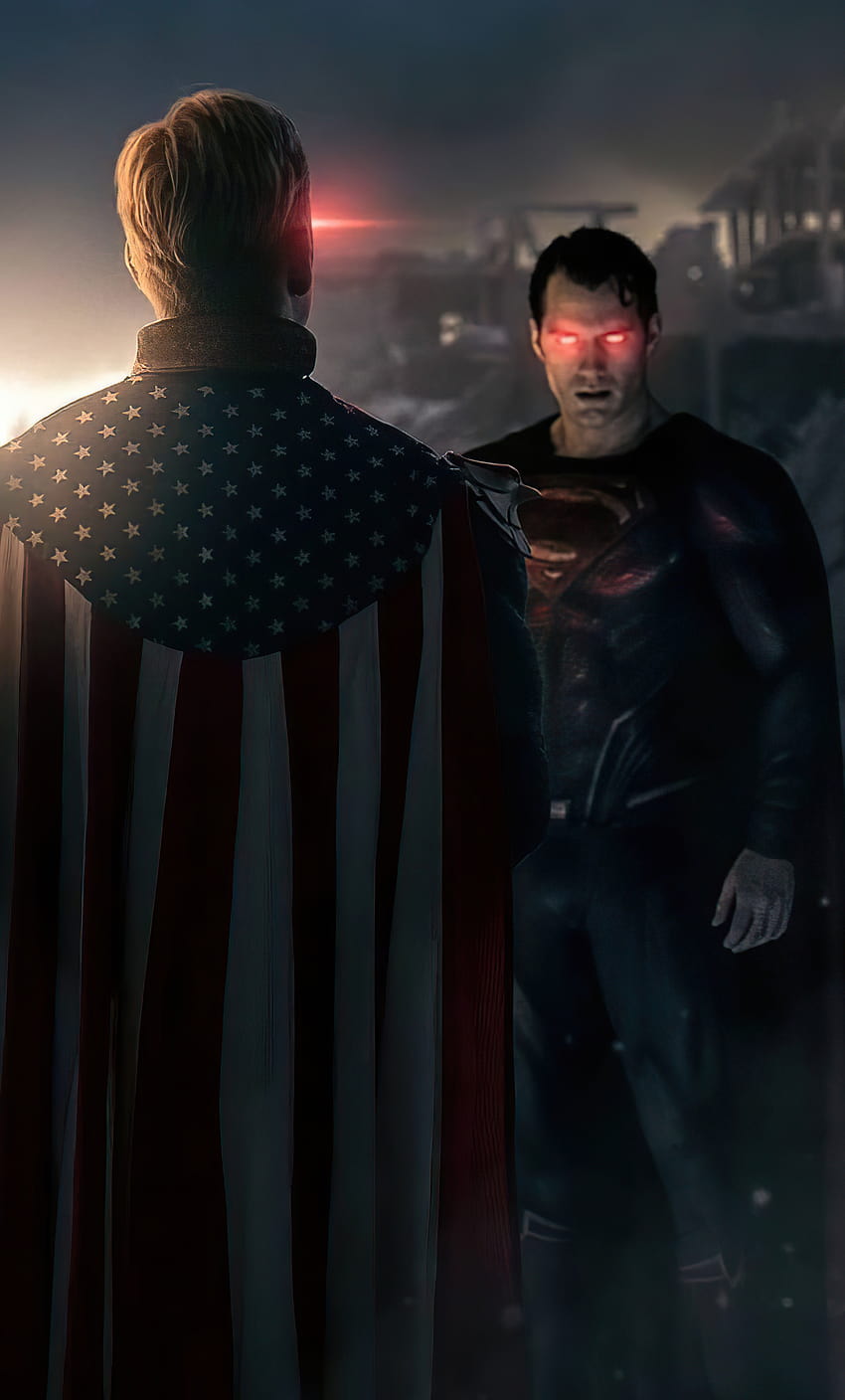 1280x2120 Captain America And Superman Vs US Agent And Homelander iPhone , Backgrounds, and, the homelander HD phone wallpaper