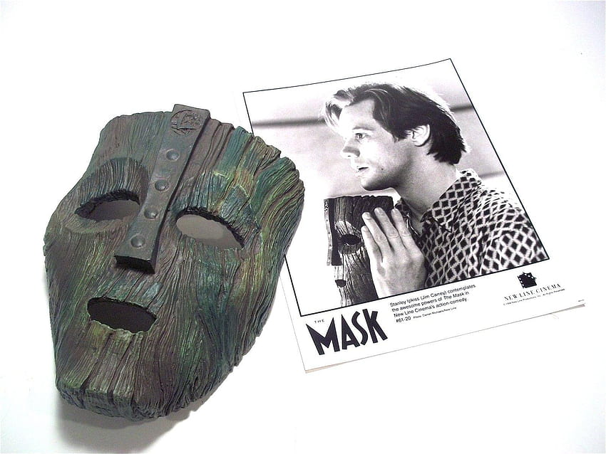 The Mask Loki Mask 1/1 Screen accurate Cast off Original Used, stanley ipkiss HD wallpaper