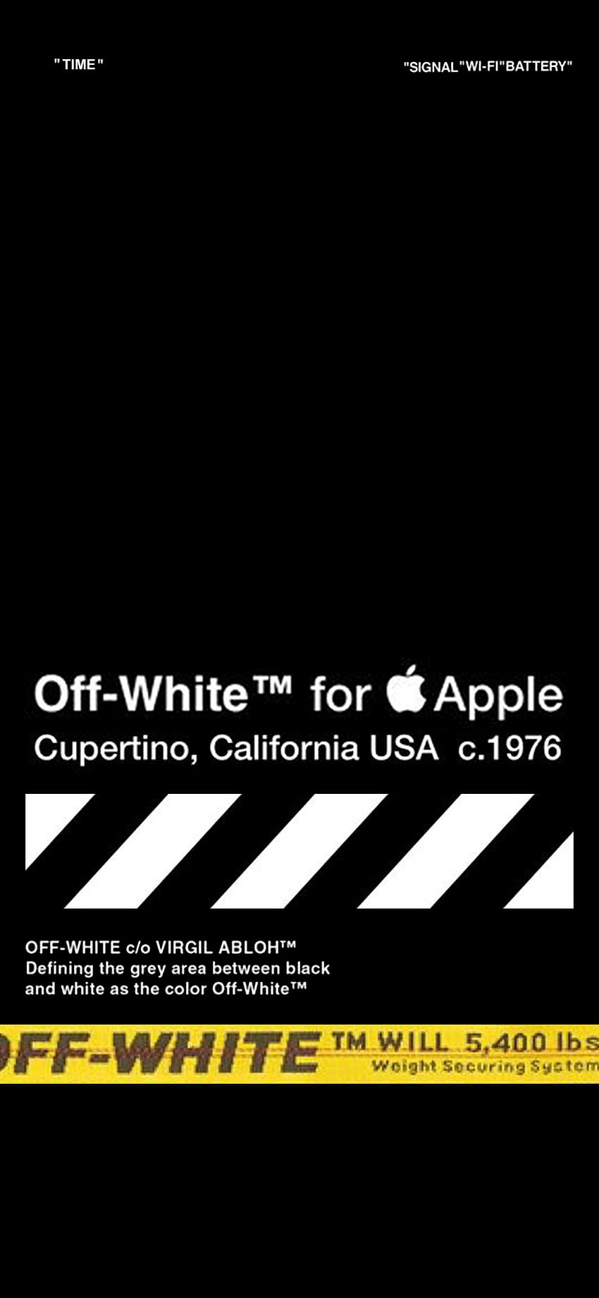 Off-White iPhone Wallpaper by BLCKMVIC ™