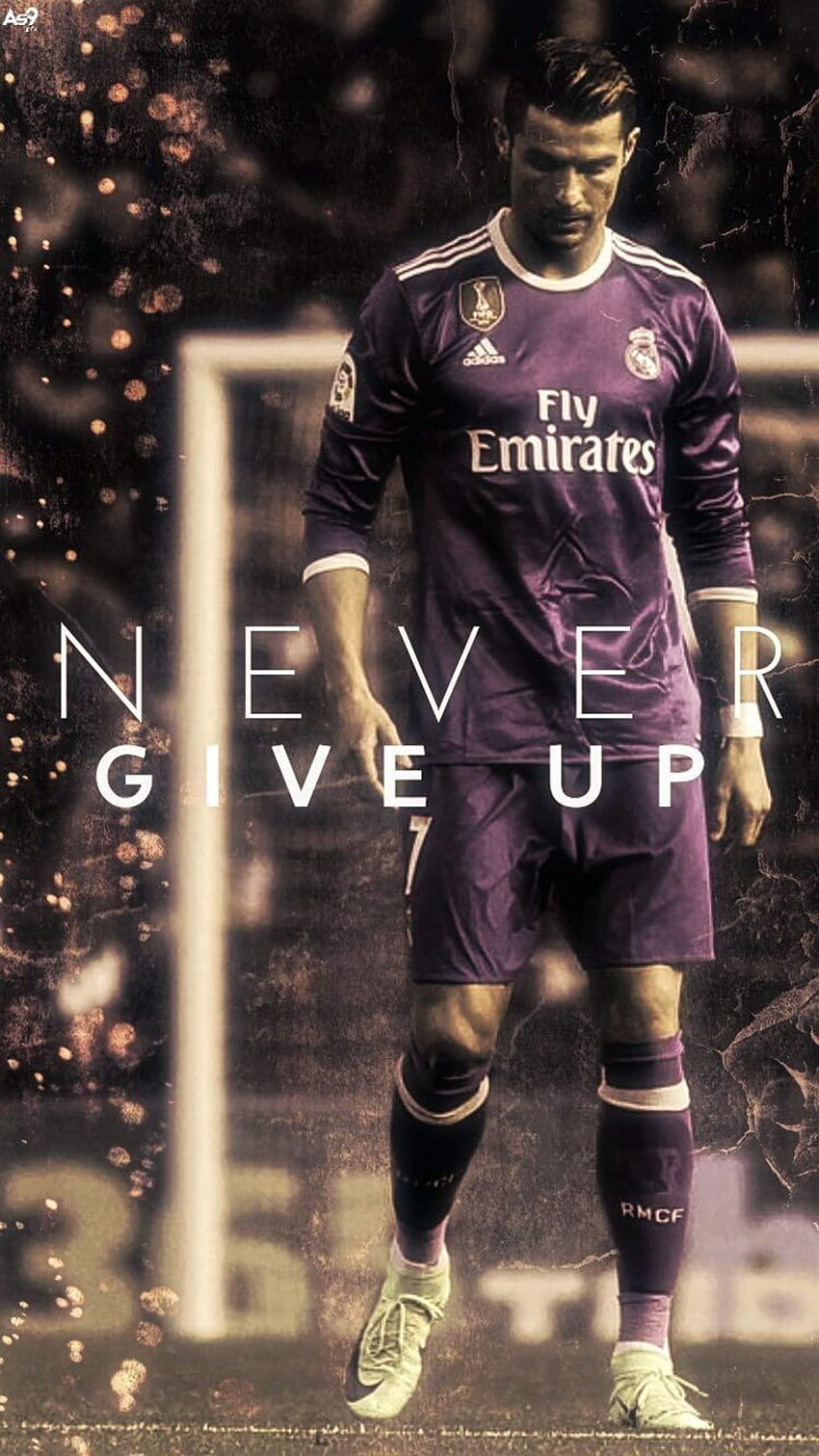 C R 7 ♡, never give up cr7 HD phone wallpaper