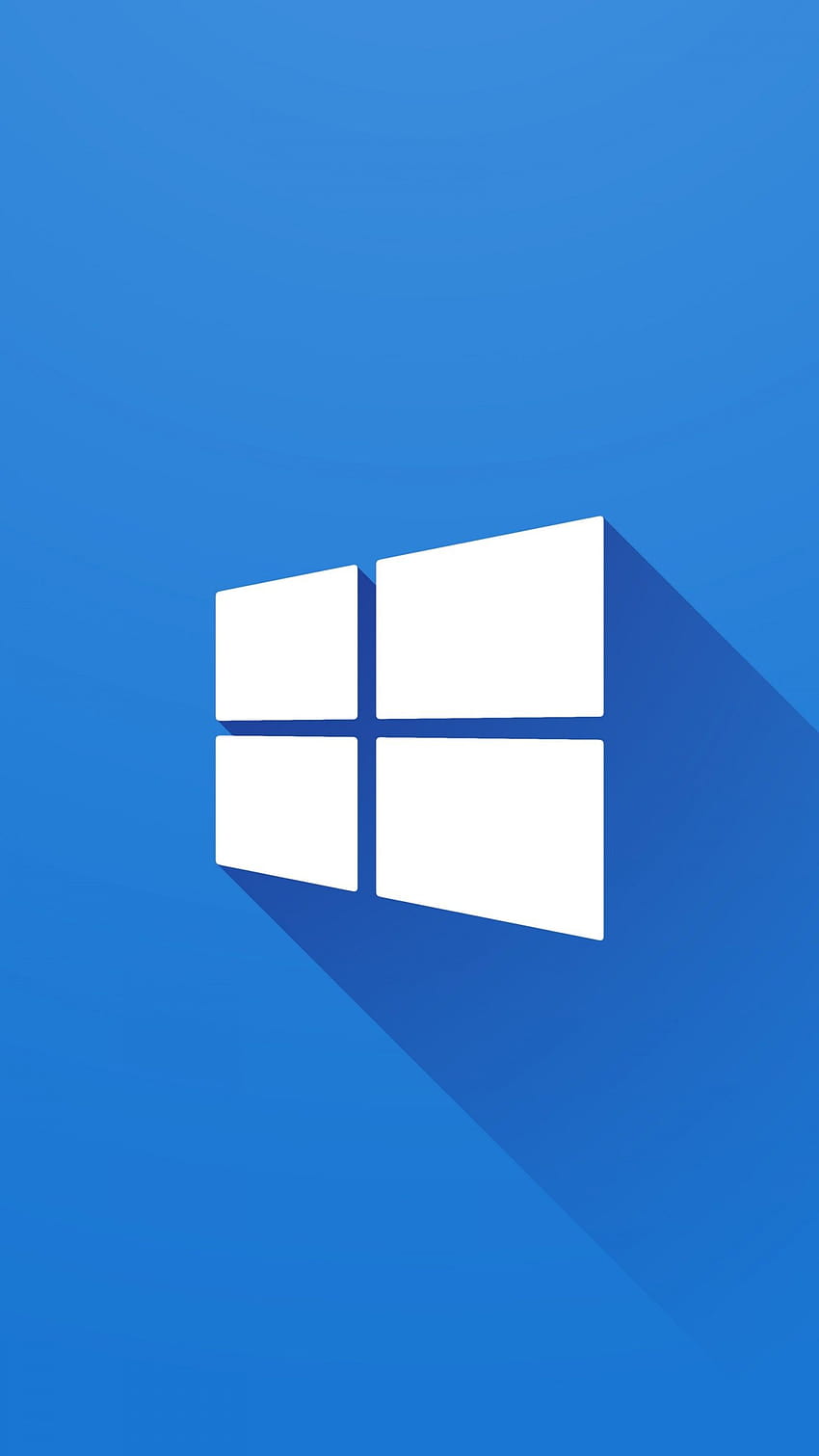 Windows 10, Microsoft, niebieski, system operacyjny, Windows 10 Android Tapeta na telefon HD