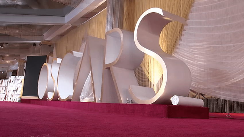 Oscary 2020: Gwiazdy spotykają się na czerwonym dywanie w Hollywood, Oscary 2020 na czerwonym dywanie Tapeta HD