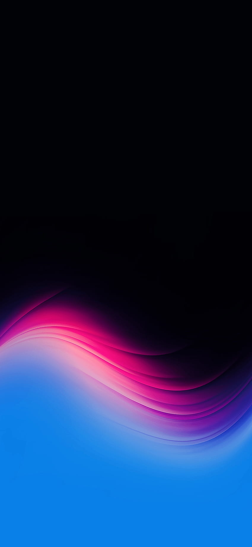 True black with colorful gradients, red magenta gradient HD phone wallpaper
