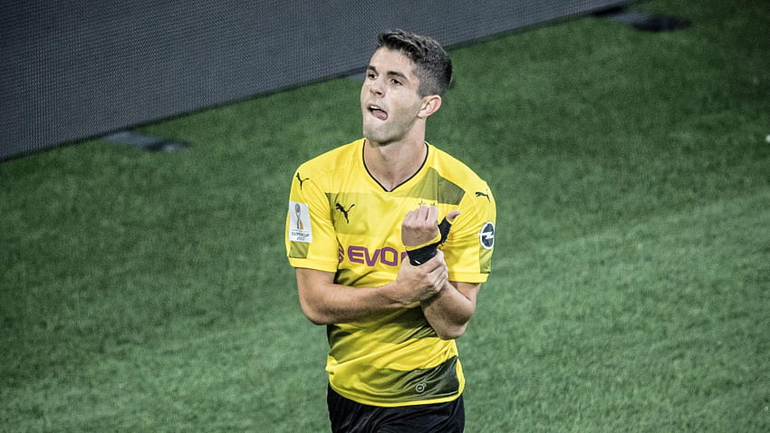 Borussia Dortmund'un ABD'li yıldızı Christian Pulisic HD duvar kağıdı