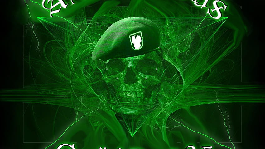 頭蓋骨匿名グループ ハッカー ハクタビスト分隊 .035、緑のハッカー スカル 高画質の壁紙