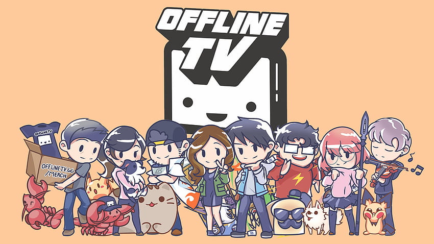 OfflineTV made with the amazing fan art by /u/JikkuDON, hey dude tv show HD wallpaper