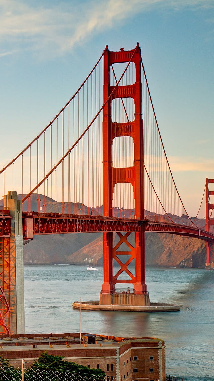 15 най-добри неща за вършене в Сан Франциско, Golden Gate Bridge телефон HD тапет за телефон