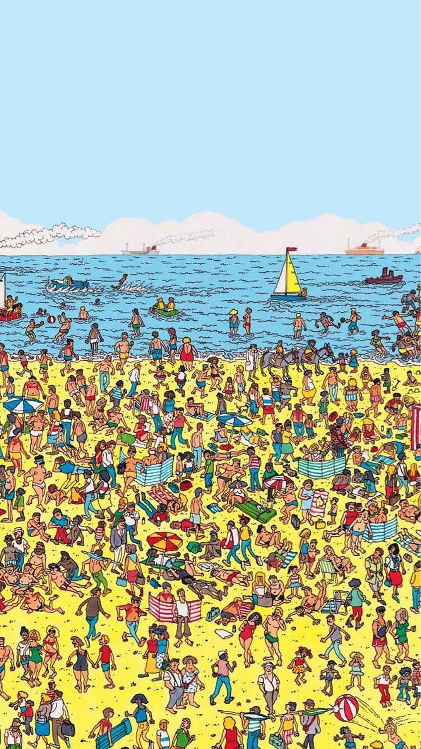 ¿Dónde está Waldo?, ¿Dónde está Wally? fondo de pantalla del teléfono