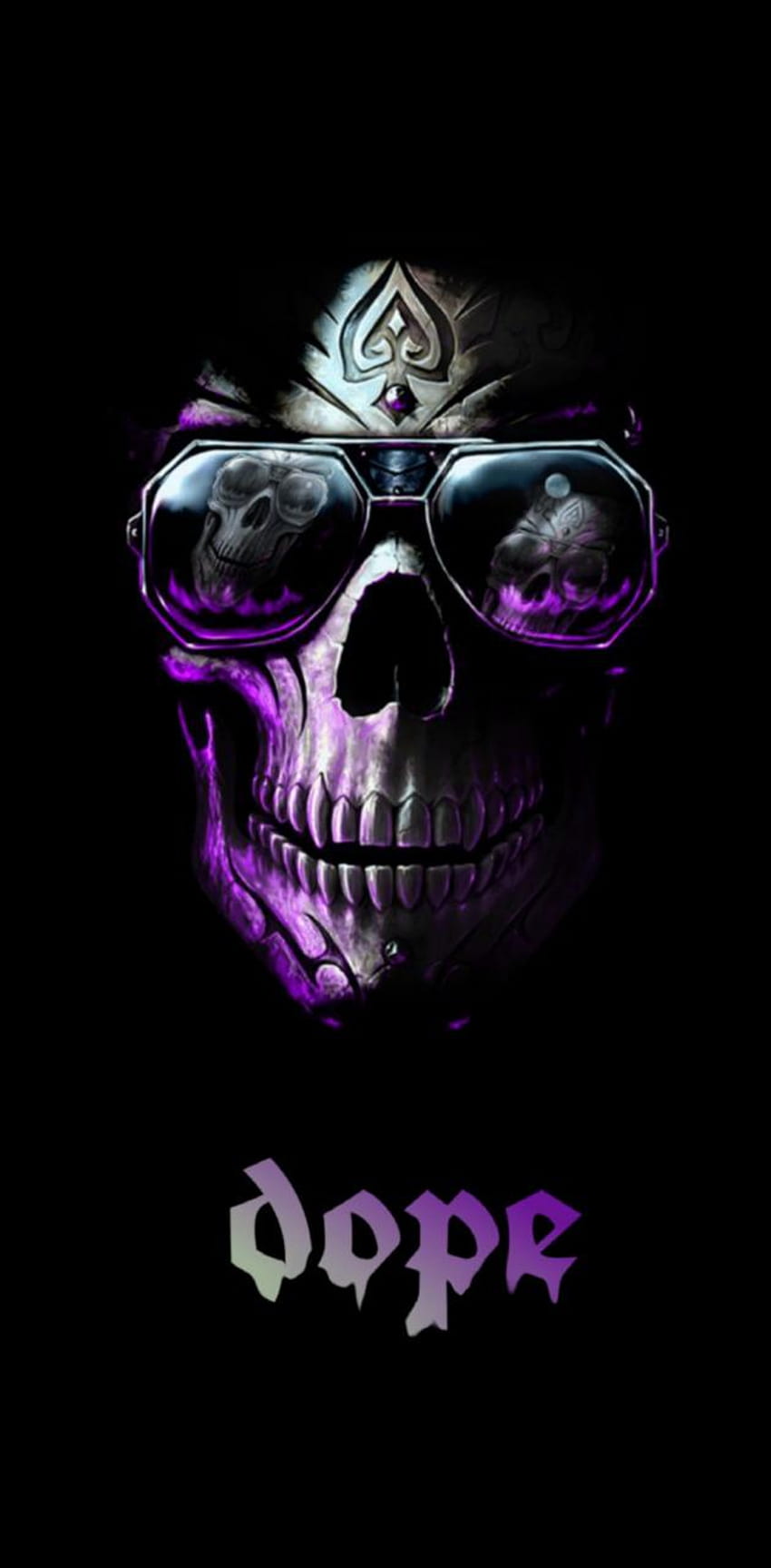 Gangster Skull by DoctorDesign HD phone wallpaper