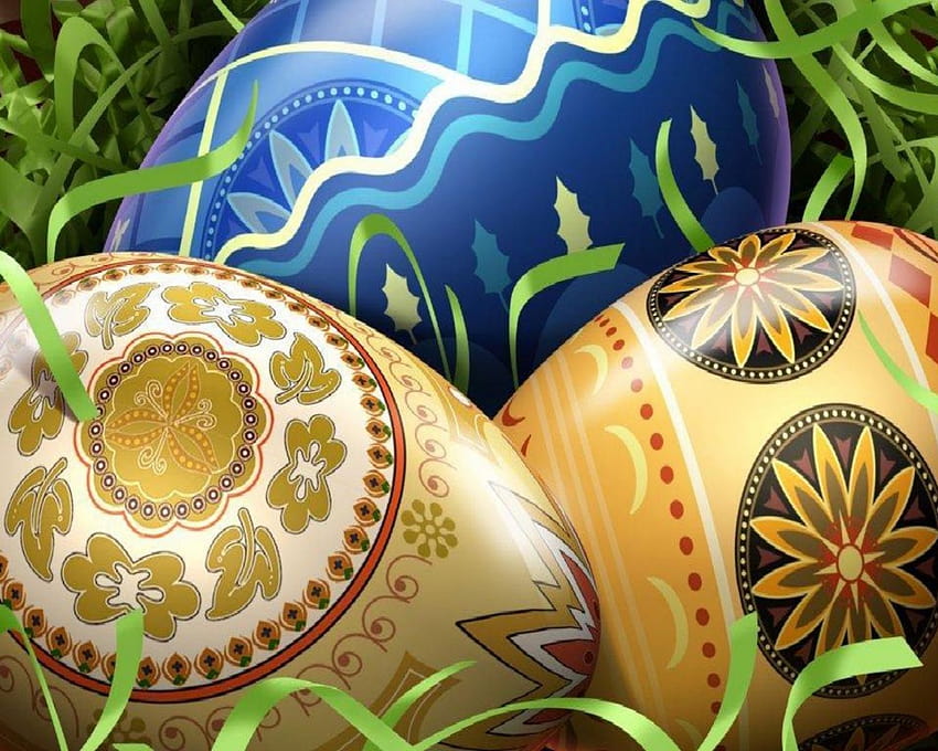 colorful easter eggs easter eggs [1600x1200] for your , Mobile & Tablet, gold easter eggs HD wallpaper