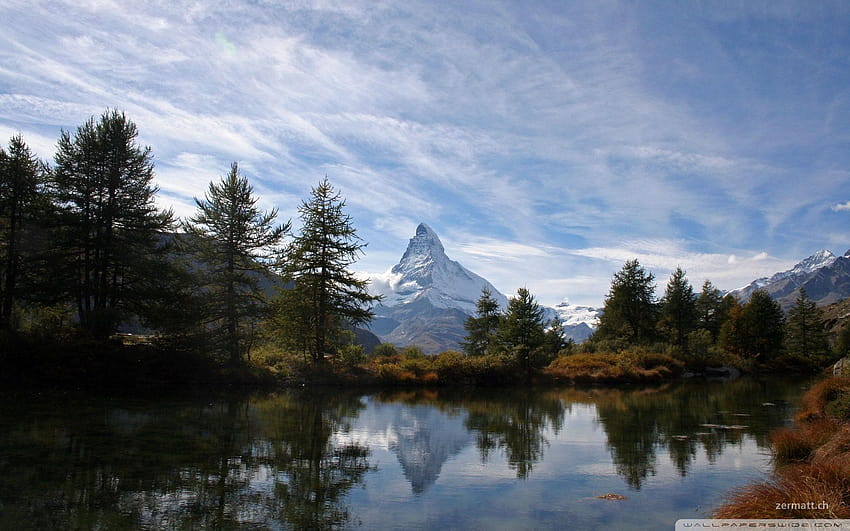 Alpine Lake Mt Matterhorn ❤ for Ultra HD wallpaper