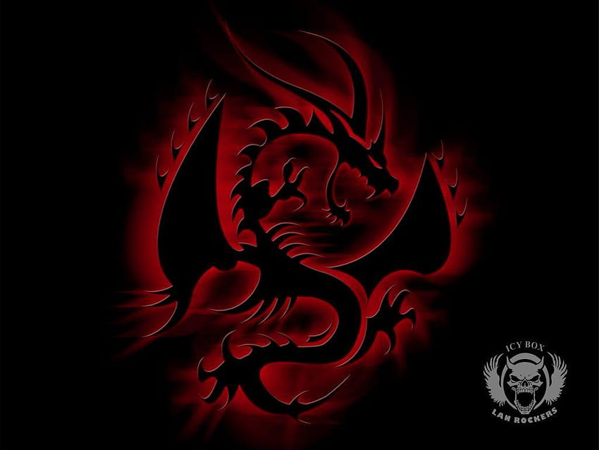 Red Eyes Black Dragon, Sillhouette Black Dragon HD phone wallpaper | Pxfuel