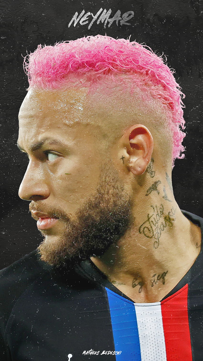 Pelo ROSA de Neymar. em 2020, estilo neymar fondo de pantalla del teléfono