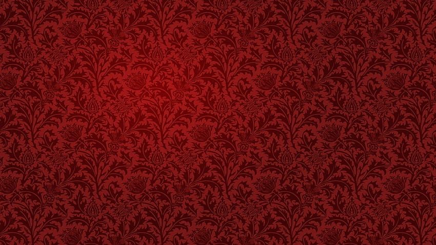 Red Damask 46353 1920x1080 px ~ WallSource HD wallpaper