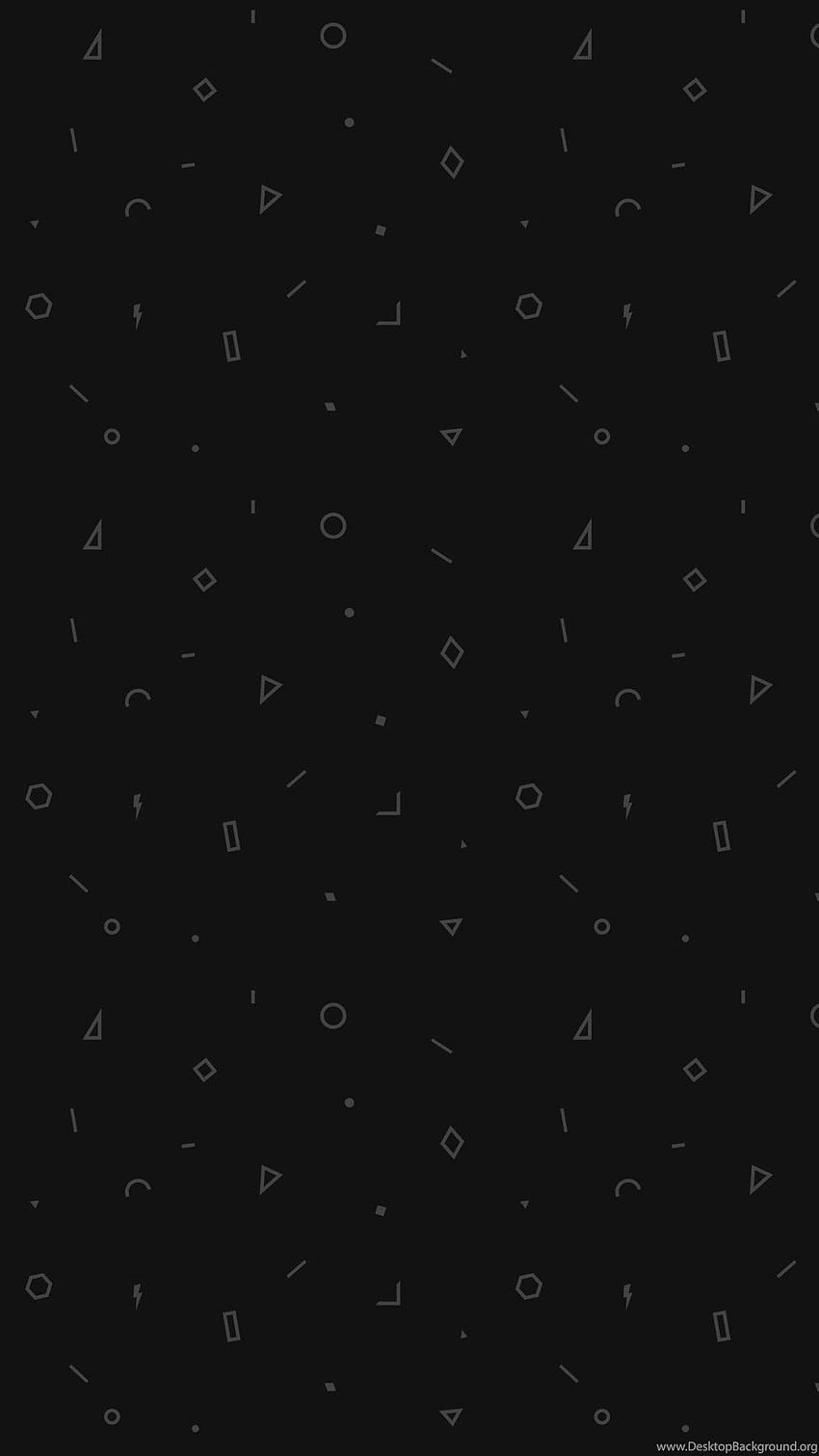 Black Geometric Uwallo Backgrounds, black geometry android HD phone wallpaper