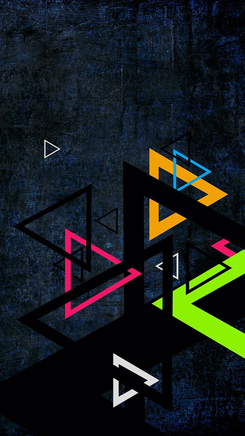 Patrón de triángulos coloridos, 1080x1920 fondo de pantalla del teléfono