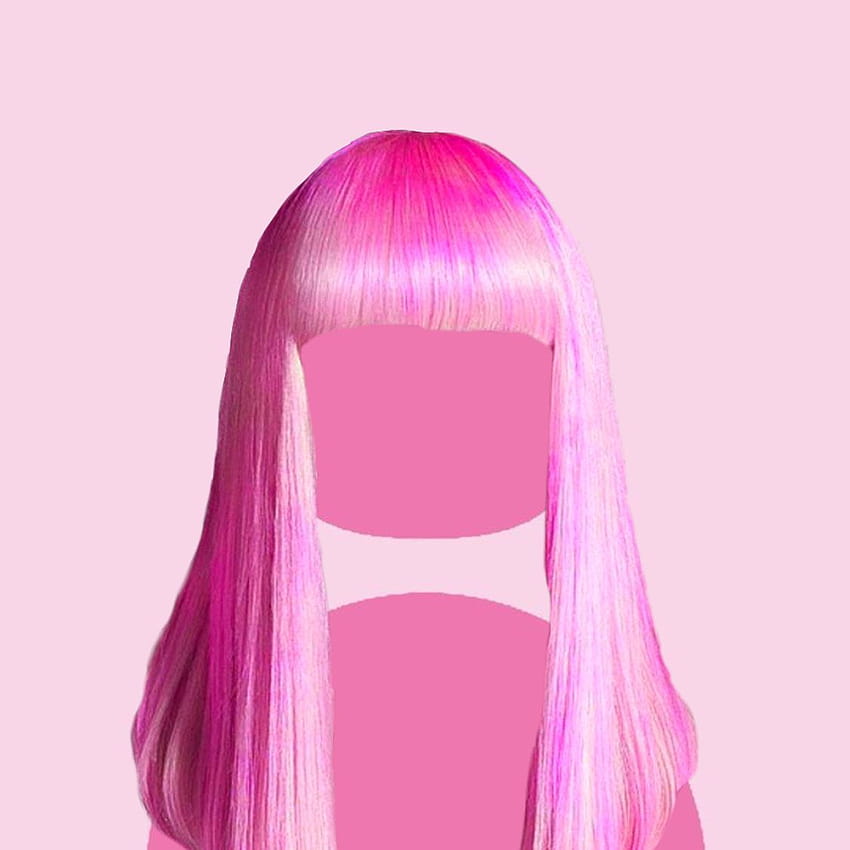 Pink wig, cute wigs HD phone wallpaper