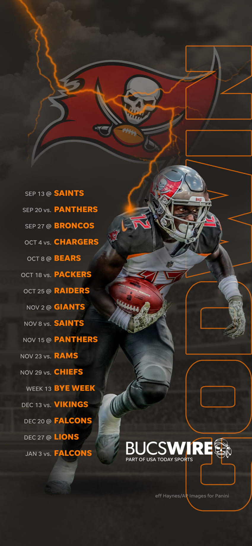 2023 Tampa Bay Buccaneers Schedule