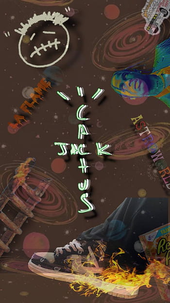 Download Cactus Jack Glowing Logo Wallpaper  Wallpaperscom