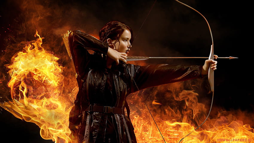 Hunger Games Bow and Arrow [2560x1440] 、モバイル & タブレット、弓と矢の発射用 高画質の壁紙