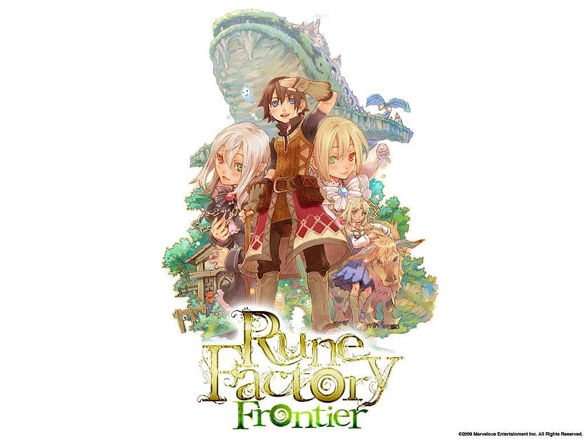 Rune Factory Frontier Coverart HD-Hintergrundbild