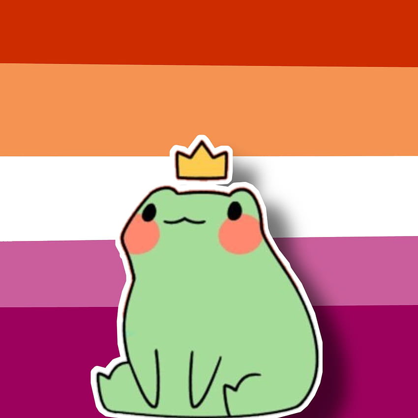 Lesbische Frosch-Ikone, Frosch-PFP HD-Handy-Hintergrundbild