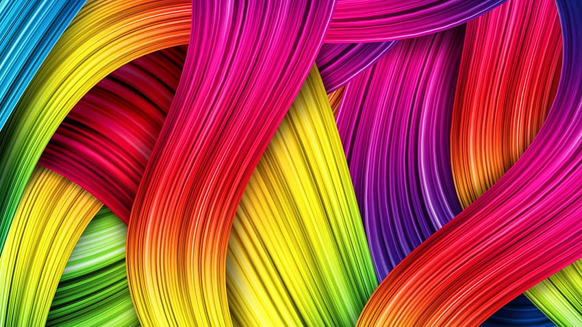 Colorful Backgrounds, multicolor gay swirls HD wallpaper