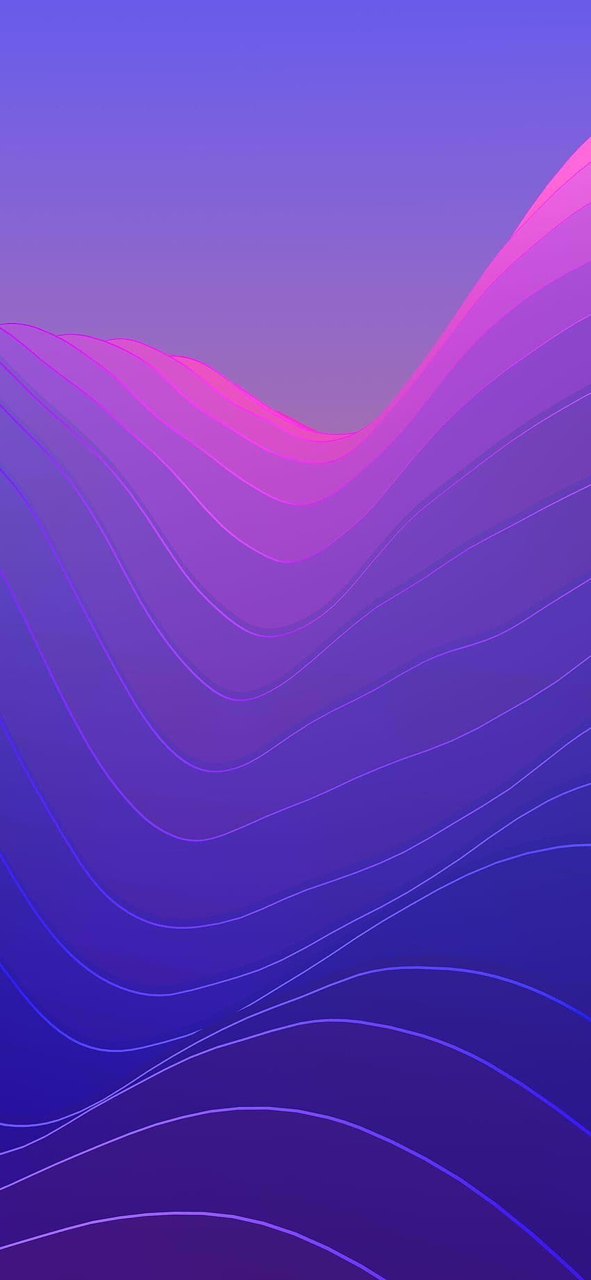 Ios 11, Iphone X, Purple, Blue, Clean, Simple, Abstract, iphone 11 and iphone x HD phone wallpaper