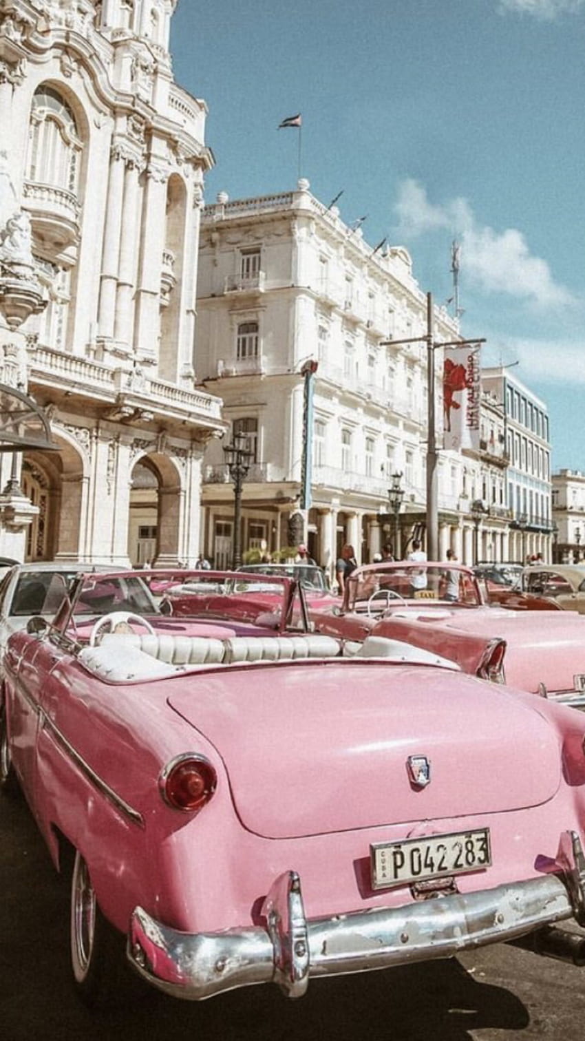 Pin on ~pretty in pink~pinterest, classic car aesthetic HD phone ...