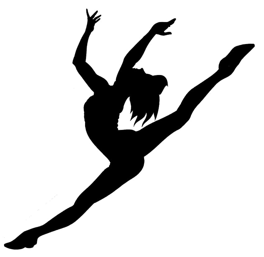 Caz Dansçısı Clipart Silueti, bale silueti HD duvar kağıdı