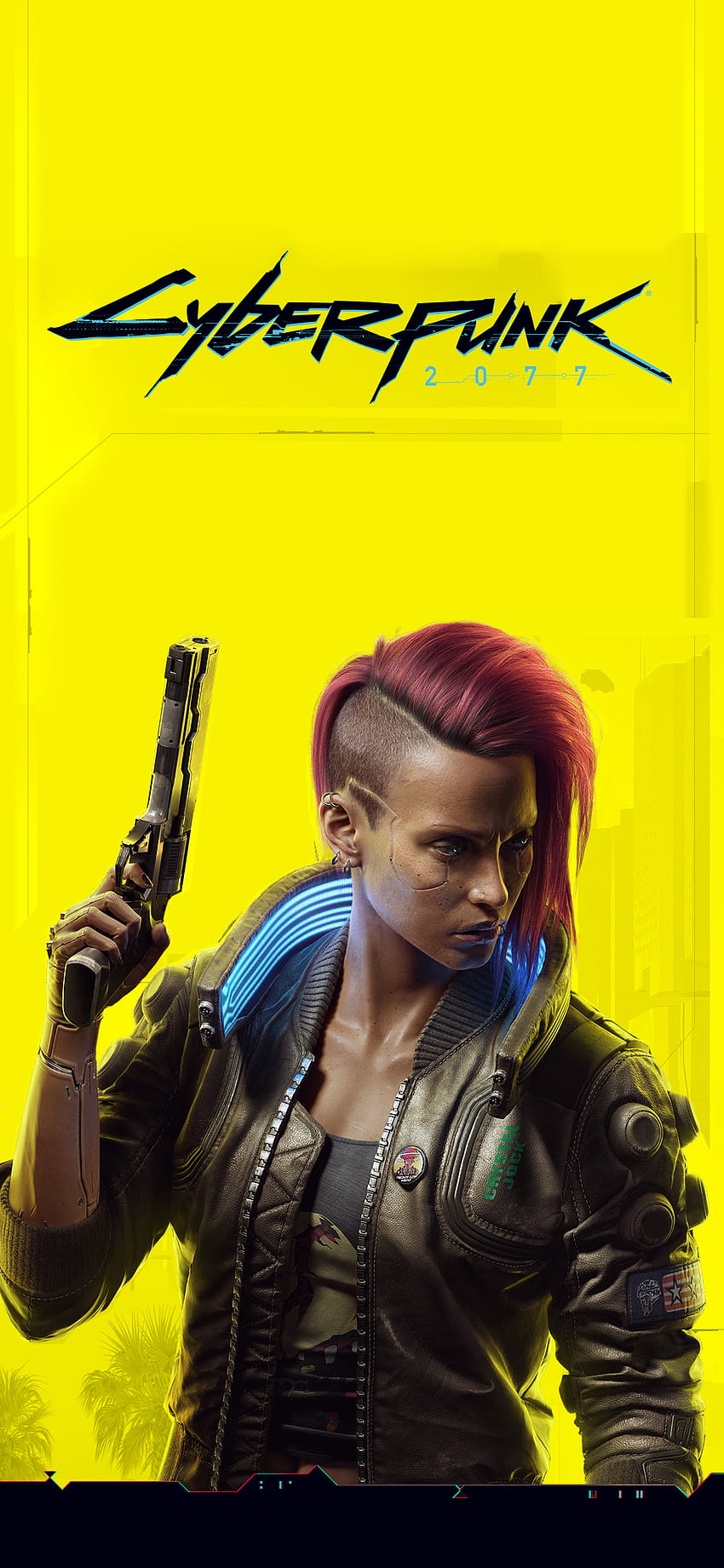 Cyberpunk 2077 Male/Female V, cyberpunk yellow HD phone wallpaper