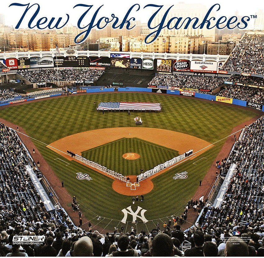 Yankee Stadium Baseball Stadium Print, New York Yankees Baseball