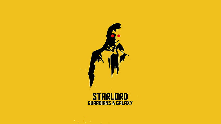Star Lord Logo, peter quill star lord guardians of the galaxy HD wallpaper