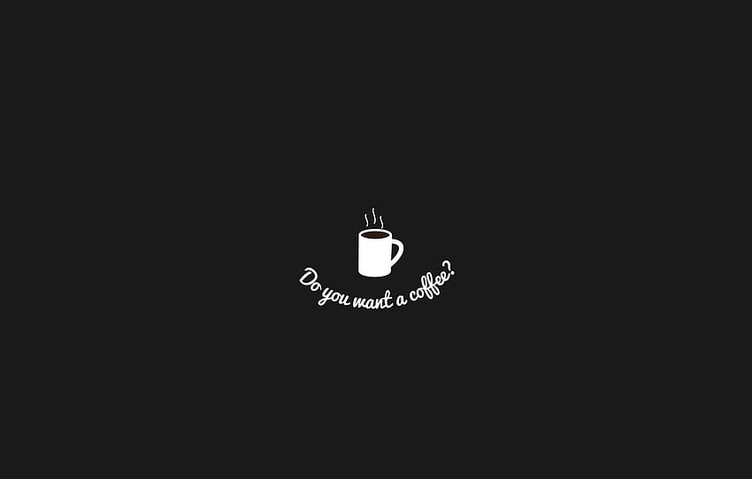 coffee, taste, minimalism, Cup, coffee , section минимализм, minimalist coffee HD wallpaper