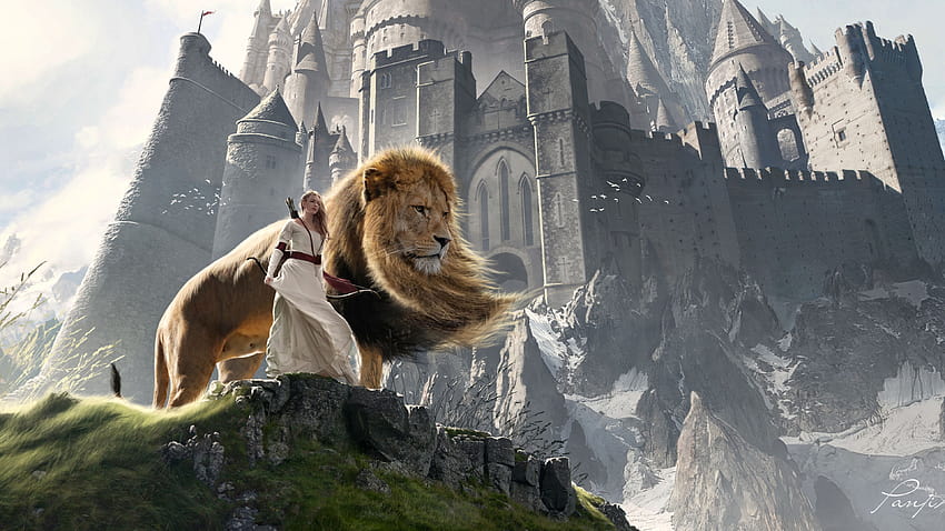 Susan And Aslan The Chronicles Of Narnia Extended narnia , lion , the chronicles of narnia the lion the witch and the wardrobe HD wallpaper