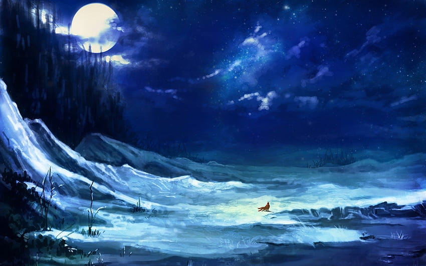 Moonlight Anime Background