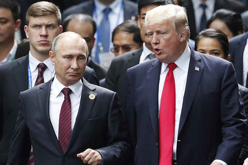 Trump praises Putin's 'genius' as GOP fissures grow on Ukraine crisis, putin and donald trump HD wallpaper