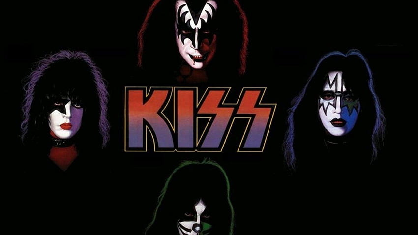 Rock Band Kiss, banda de beijo papel de parede HD