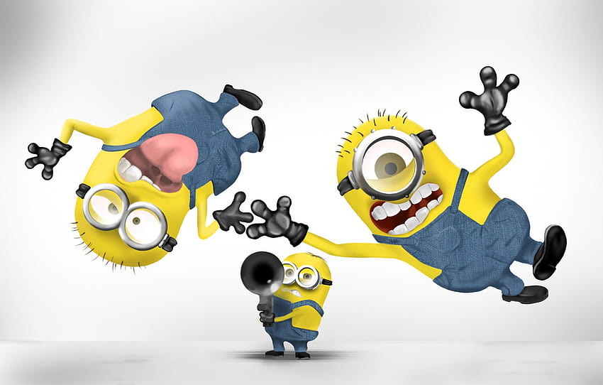 background, cartoon, fun, minions, Despicable me , section фильмы, minions group HD wallpaper