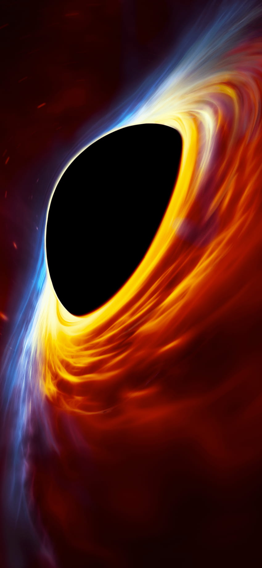 블랙홀 HD 전화 배경 화면