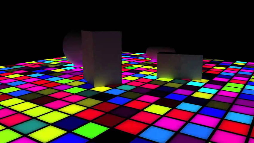 Lightwave 3D Disko Dans Pisti HD duvar kağıdı