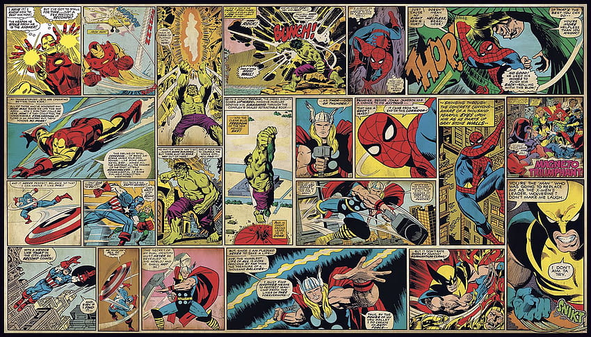 4 Marvel Comic Book、漫画の女性 高画質の壁紙