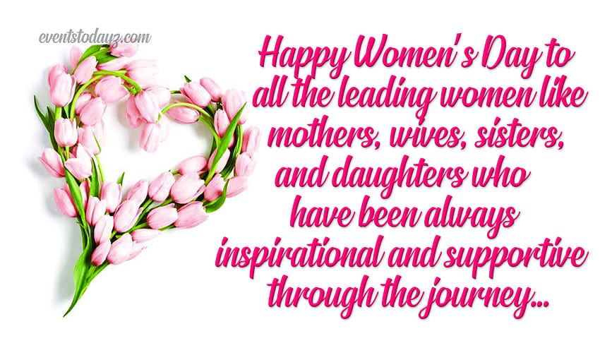 Szczęśliwego Dnia Kobiet Życzenia, cytaty i wiadomości z inspiracją szczęśliwego dnia kobiet Tapeta HD