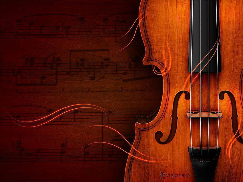 Violin, orchestra HD wallpaper