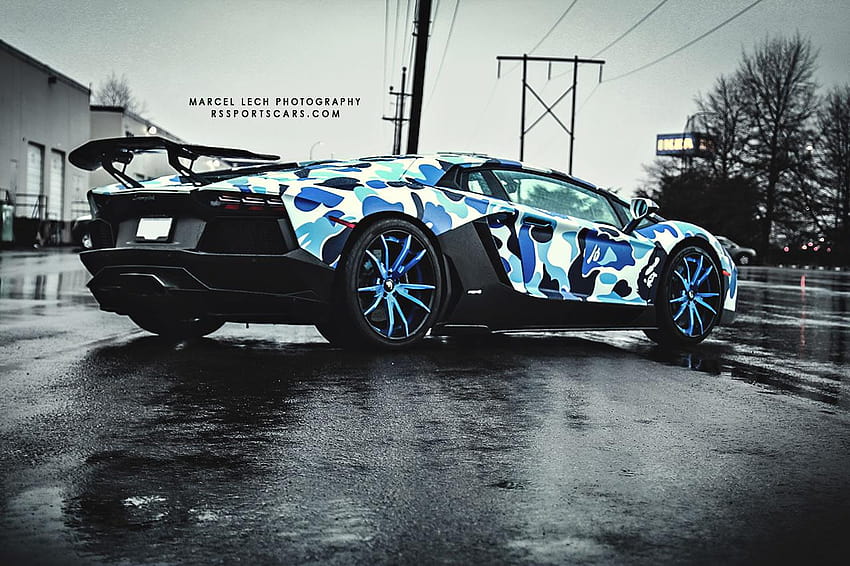 2013 Lamborghini Aventador Bape Arctic Camo by Liberty Walk, bape cars HD  wallpaper | Pxfuel