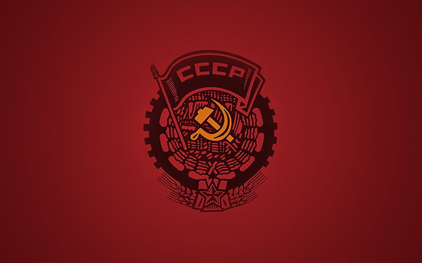Soviet Union Hammer and sickle HD wallpaper