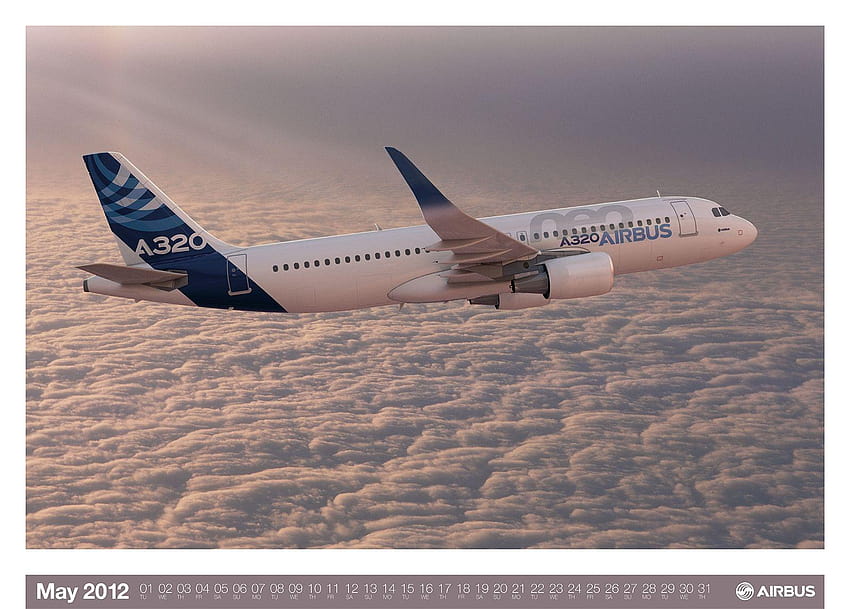 Airbus A320 HD-Hintergrundbild