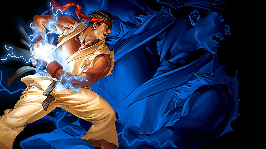 Ryu Hadouken Street Fighter 2 Street Fighter V, Kampfspiele HD-Hintergrundbild