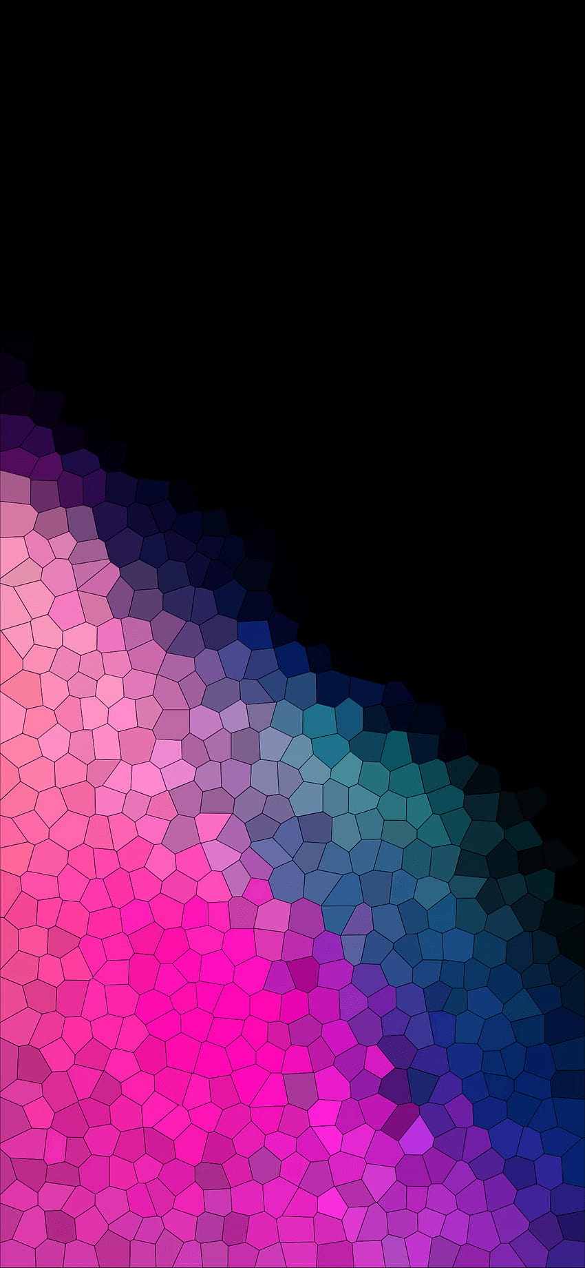 Dark Purple Gradient iPhone on Dog, colorful gradient pattern HD phone wallpaper