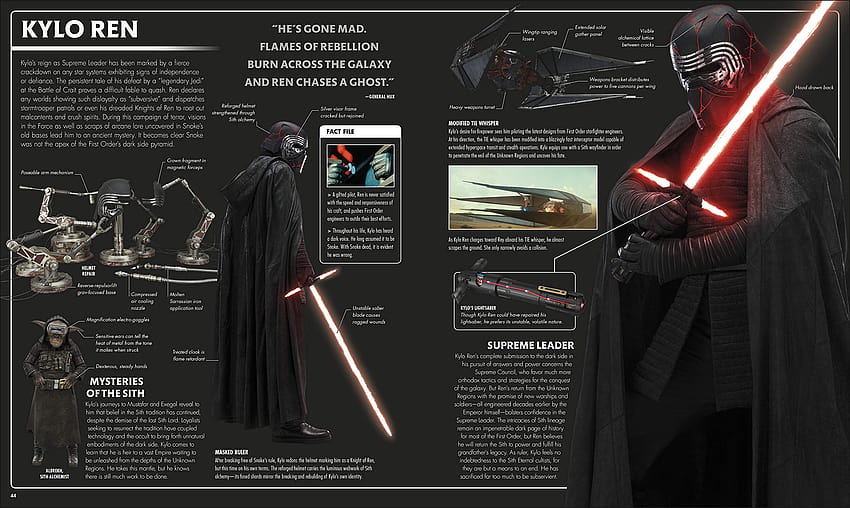 Star Wars El Ascenso de Skywalker El Diccionario Visual fondo de pantalla